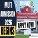 MUIT Admission 2026 Begins @maharishiuniversity.ac.in; Apply Now